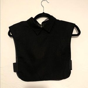 Black Cropped Vest